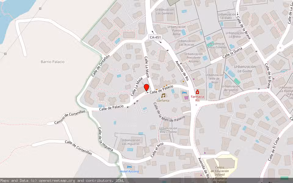 Mapa de Subasta Inmueble (Vivienda) en Noja, Cantabria