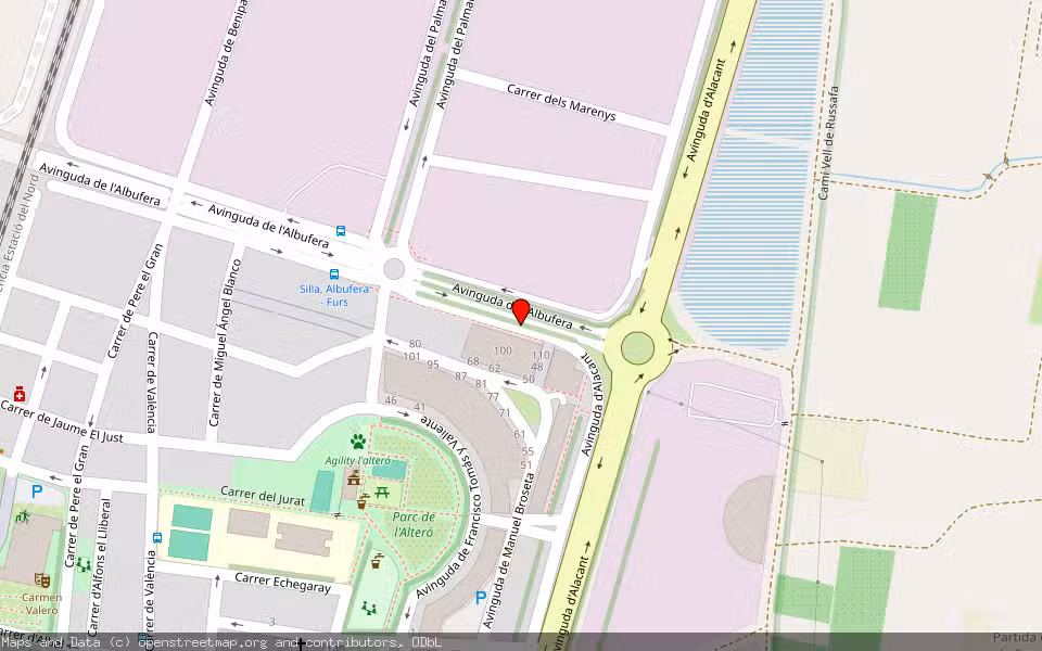 Mapa de Subasta Inmueble (Vivienda) en Silla, Valencia/València