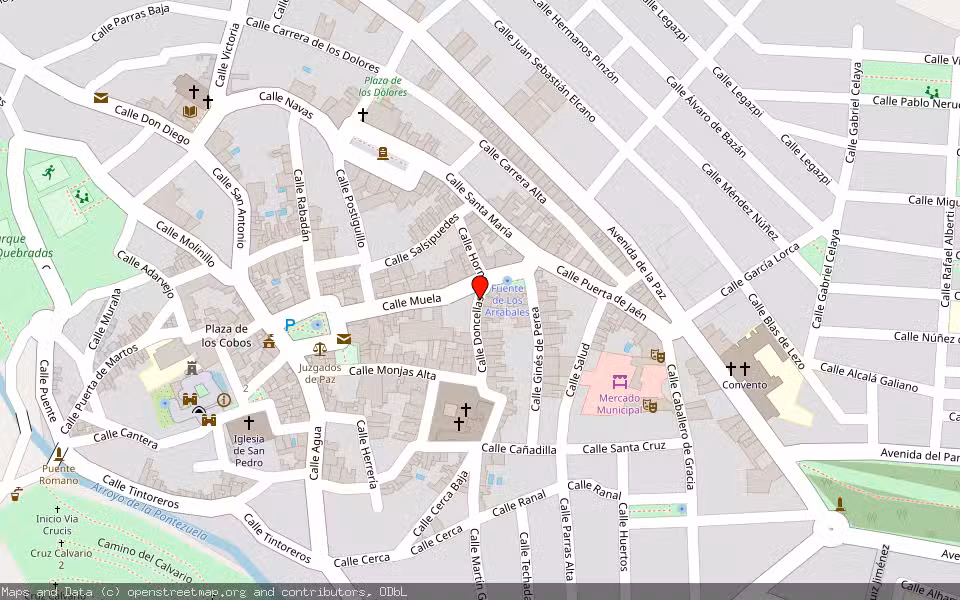 Mapa de Subasta Inmueble (Local comercial) en Torredonjimeno, Jaén