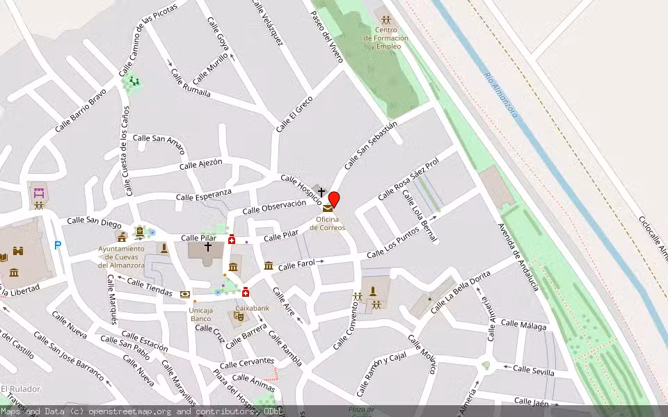 Mapa de Subasta Inmueble (Vivienda) en Cuevas Del Almanzora, Almería