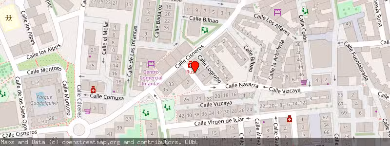 Mapa de Subasta de Inmueble (Vivienda) en Alcorcón, Madrid 