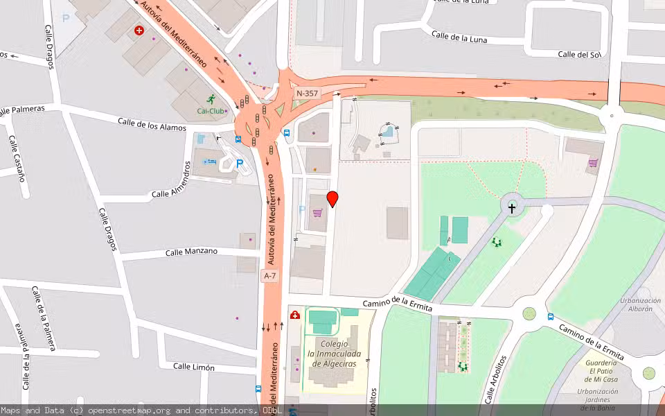 Mapa de Subasta Inmueble (Otros) en Algeciras, Cádiz