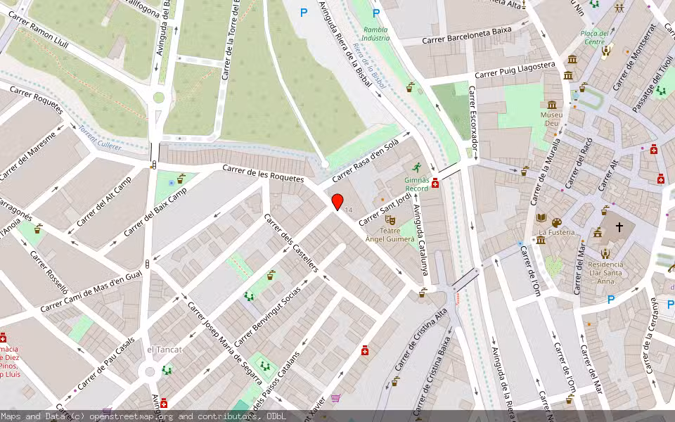 Mapa de Subasta Inmueble (Vivienda) en El Vendrell, Tarragona
