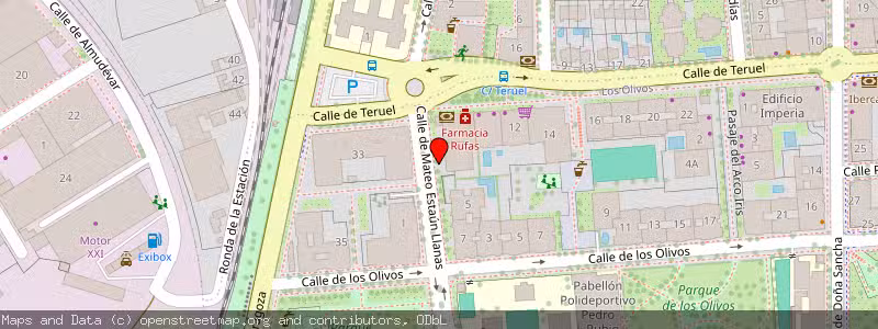 Mapa de Subasta de Inmueble (Garaje) en Huesca, Huesca 