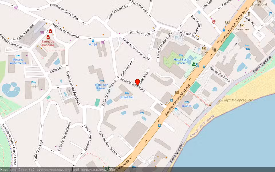 Mapa de Subasta Inmueble (Vivienda) en Benalmádena, Málaga