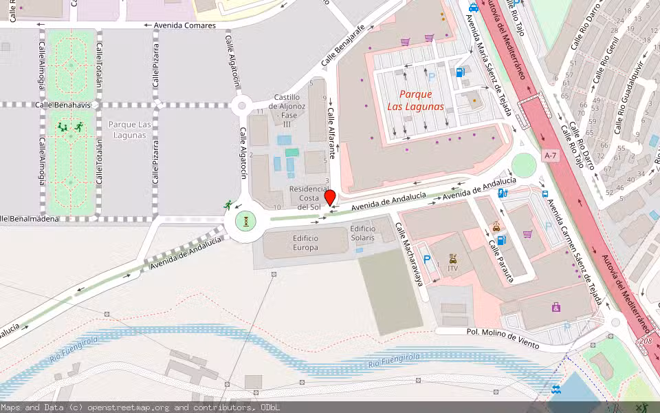 Mapa de Subasta Inmueble (Vivienda) en Mijas, Málaga