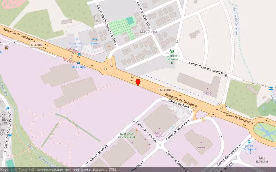 Mapa de Subasta Inmueble (Vivienda) en Tarragona