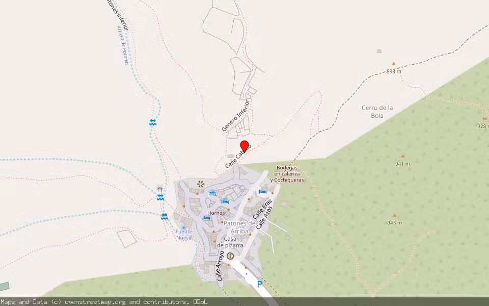 Mapa de Subasta Inmueble (Solar) en Patones, Madrid