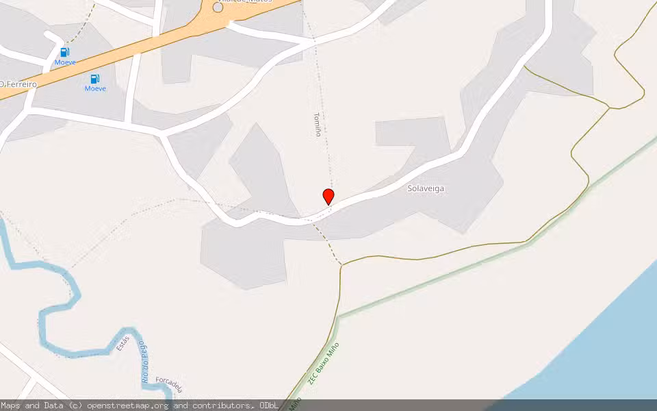 Mapa de Subasta Inmueble (Finca rústica) en Tomiño, Pontevedra