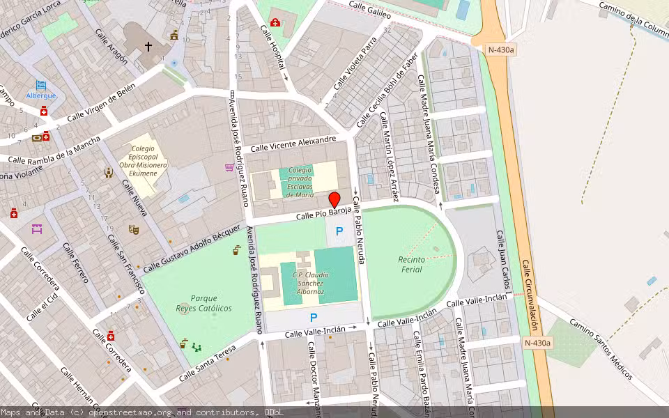 Mapa de Subasta Inmueble (Local comercial) en Almansa, Albacete