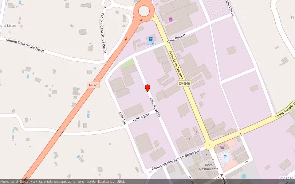 Mapa de Subasta Inmueble (Vivienda) en Aspe, Alicante/Alacant