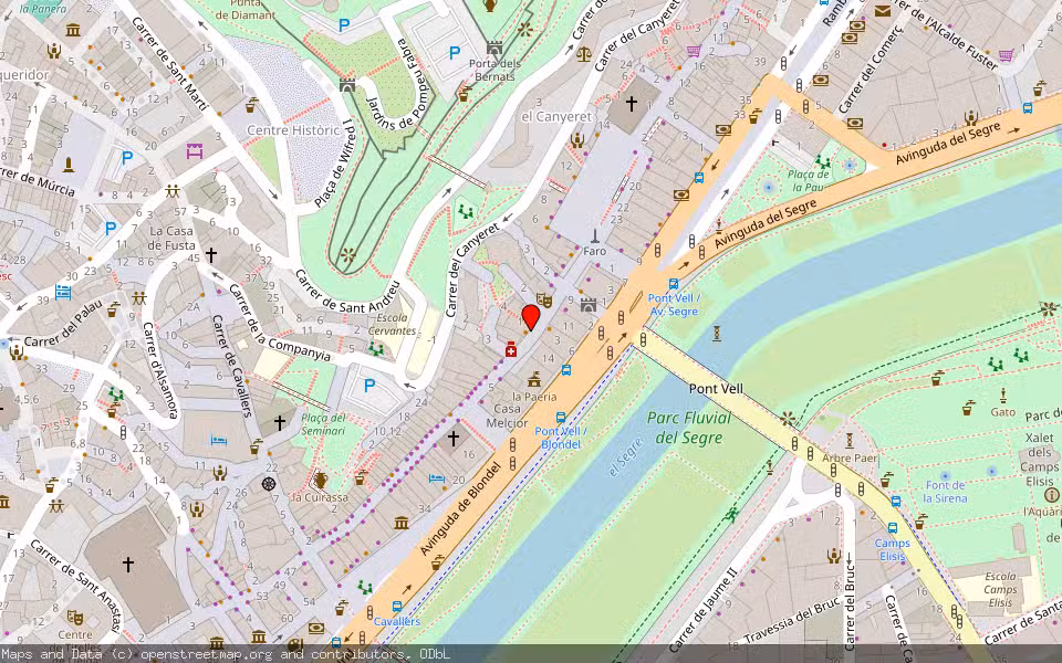 Mapa de Subasta Inmueble (Vivienda) en Lleida
