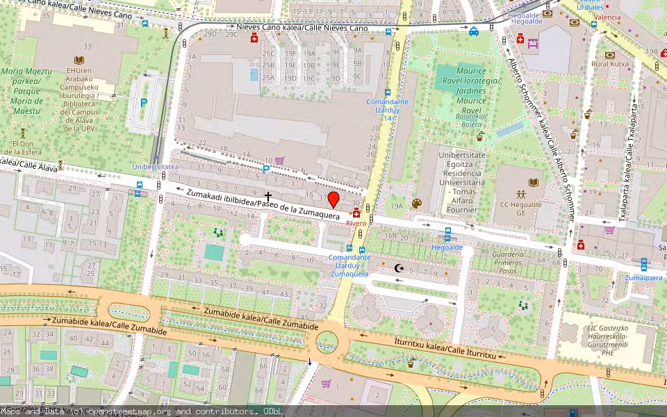 Mapa de Subasta Inmueble (Vivienda) en Vitoria-gasteiz, Araba/Álava
