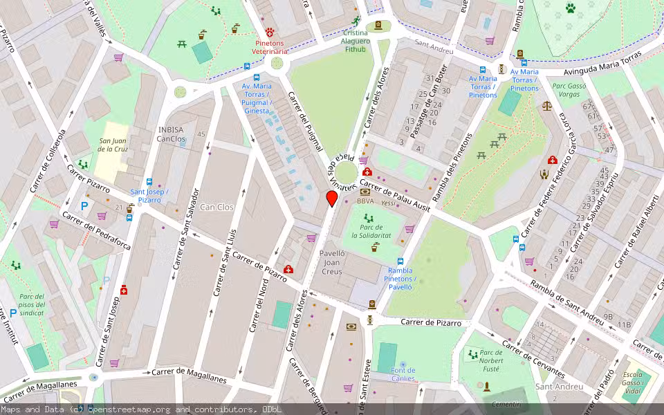 Mapa de Subasta Inmueble (Vivienda) en Ripollet, Barcelona