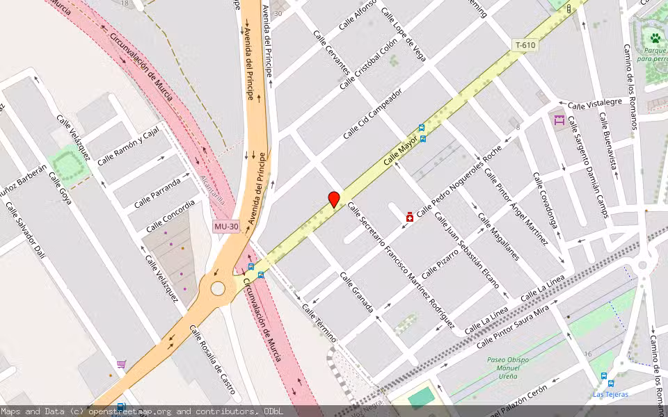 Mapa de Subasta Inmueble (Vivienda) en Alcantarilla, Murcia