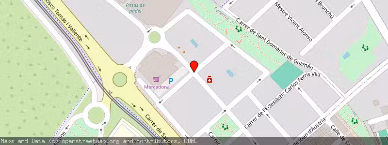 Mapa de Subasta de Inmueble (Garaje) en Paterna, Valencia 