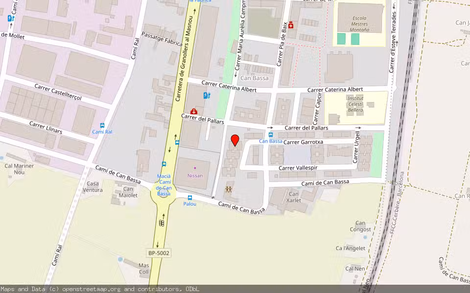 Mapa de Subasta Inmueble (Vivienda) en Granollers, Barcelona