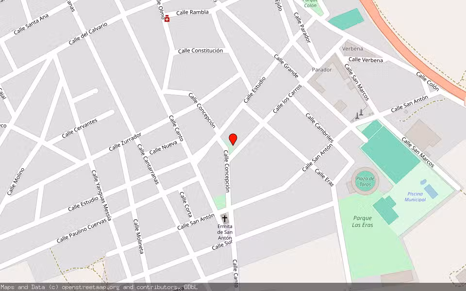 Mapa de Subasta Inmueble (Vivienda) en Minaya, Albacete