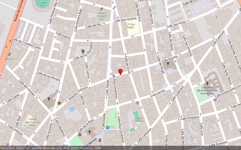 Mapa de Subasta Inmueble (Vivienda) en Ciudad Real