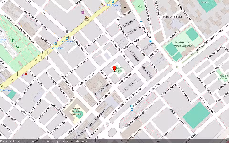 Mapa de Subasta Inmueble (Vivienda) en Huelva