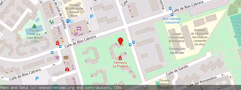 Mapa de Subasta de Inmueble (Vivienda) en Madrid, Madrid 
