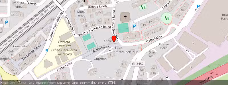 Mapa de Subasta de Inmueble (Vivienda) en Irun, Guipúzcoa (Gipuzkoa) 