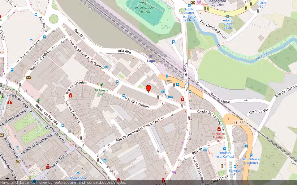 Mapa de Subasta Inmueble (Vivienda) en Lugo