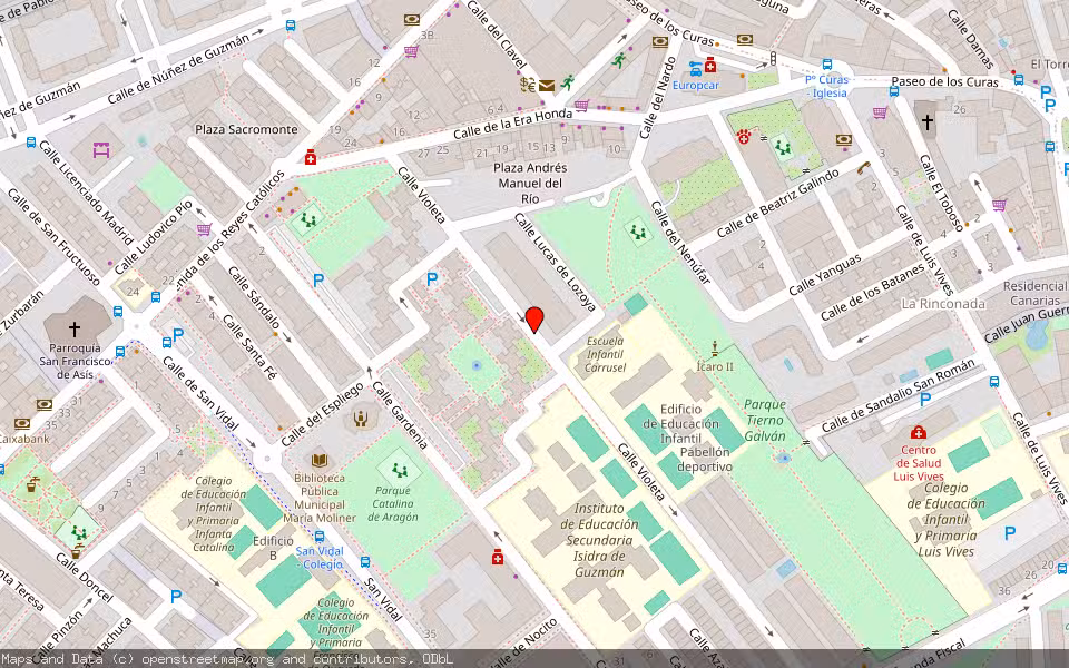 Mapa de Subasta Inmueble (Vivienda) en Al, Madrid
