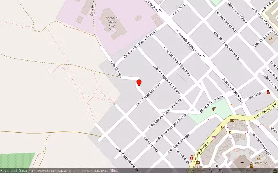 Mapa de Subasta Inmueble (Solar) en Novelda, Alicante/Alacant