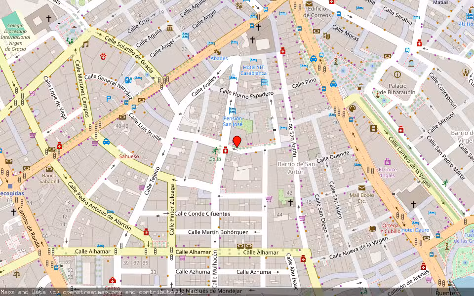 Mapa de Subasta Inmueble (Vivienda) en Granada