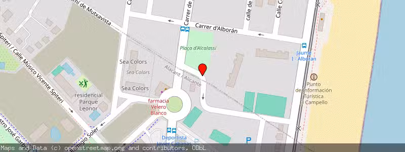 Mapa de Subasta de Inmueble (Otros) en Alacant-alicante, Alicante 