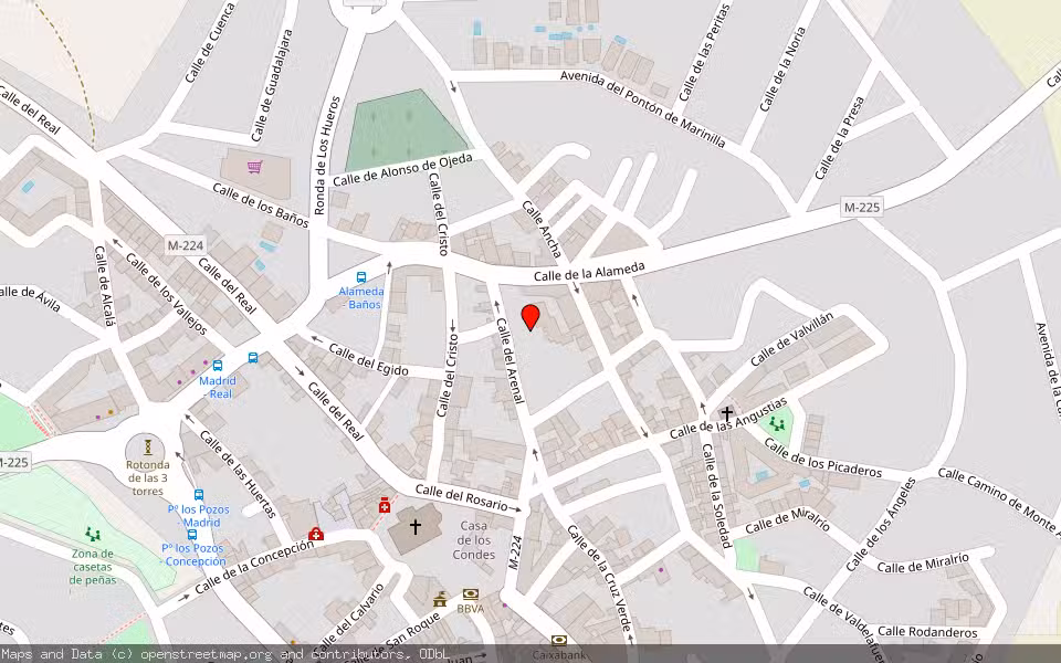 Mapa de Subasta Inmueble (Vivienda) en Torres De La Alameda, Madrid
