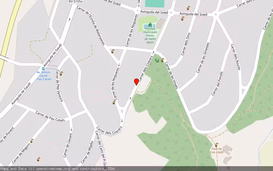Mapa de Subasta Inmueble (Vivienda) en La Roca Del Vallès, Barcelona