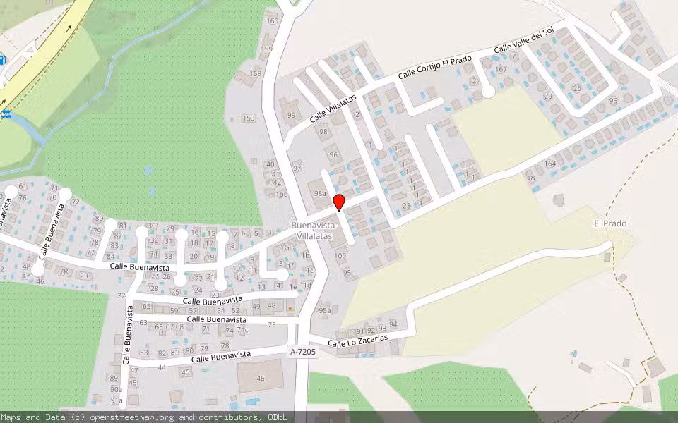 Mapa de Subasta Inmueble (Garaje) en Alcaucín, Málaga