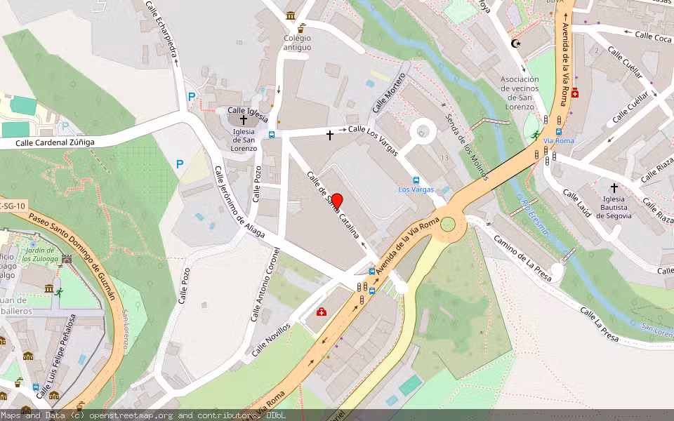 Mapa de Subasta Inmueble (Trastero) en Segovia