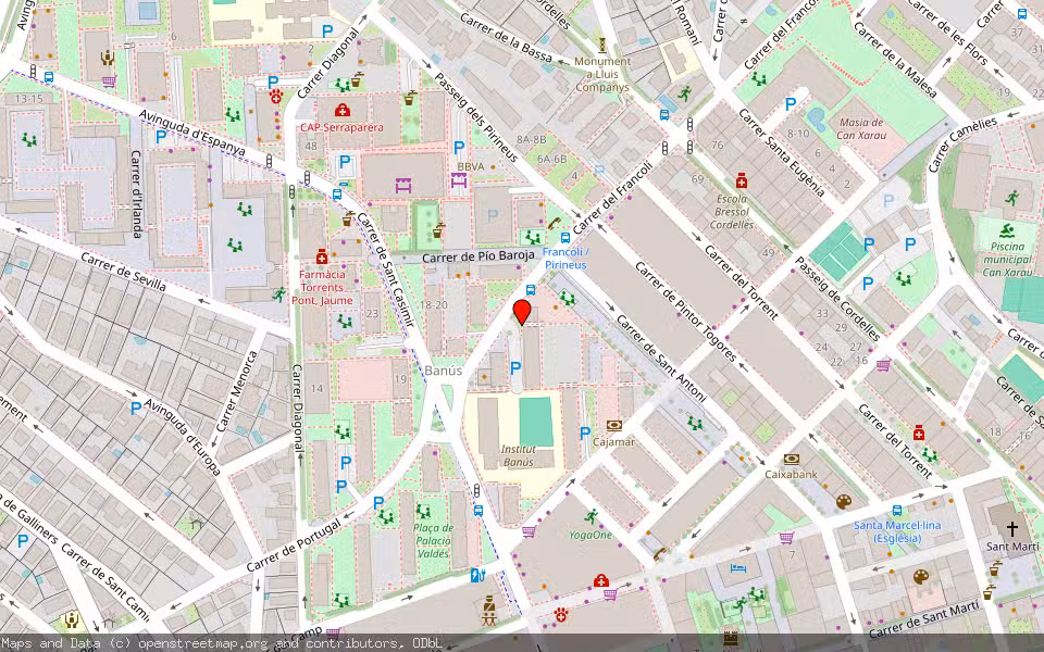 Mapa de Subasta Inmueble (Vivienda) en Cerdanyola Del Vallès, Barcelona