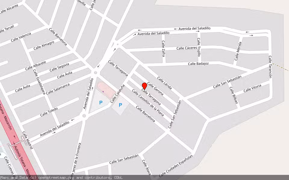 Mapa de Subasta Inmueble (Vivienda) en Mazarrón, Murcia
