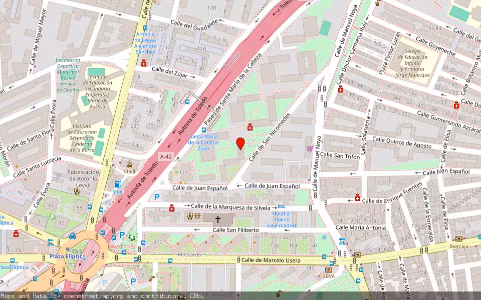 Mapa de Subasta Inmueble (Vivienda) en Madrid