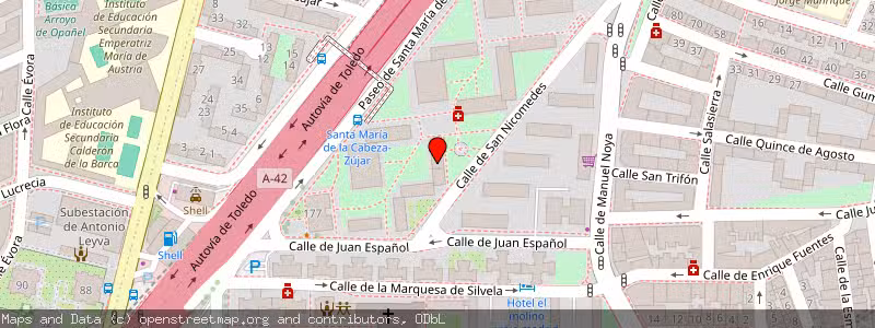 Mapa de Subasta de Inmueble (Vivienda) en Madrid, Madrid 