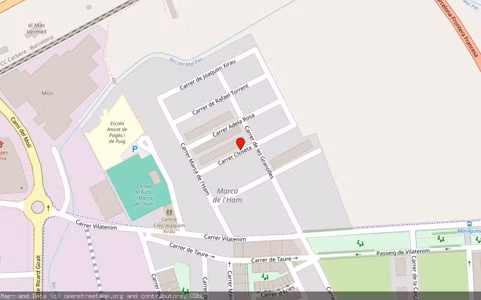 Mapa de Subasta Inmueble (Otros) en Figueres, Girona