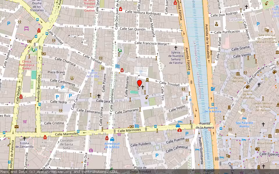 Mapa de Subasta Inmueble (Vivienda) en Caudete, Albacete