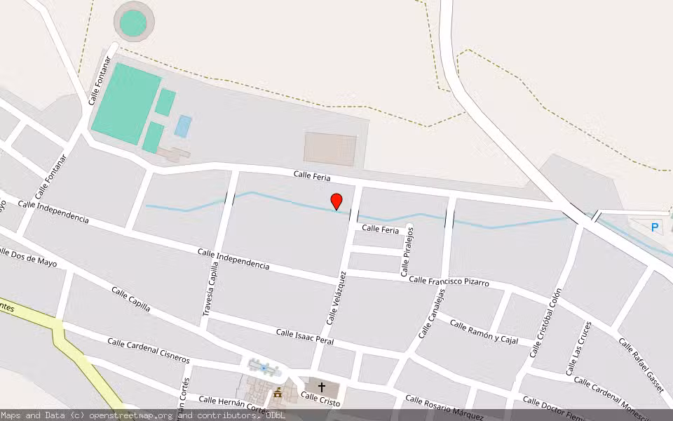 Mapa de Subasta Inmueble (Solar) en Chillon, Ciudad Real