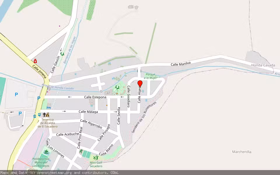 Mapa de Subasta Inmueble (Vivienda) en Casares (secadero), Málaga