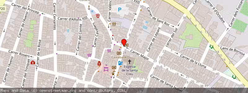 Mapa de Subasta de Inmueble (Solar) en Pedreguer, Alicante 