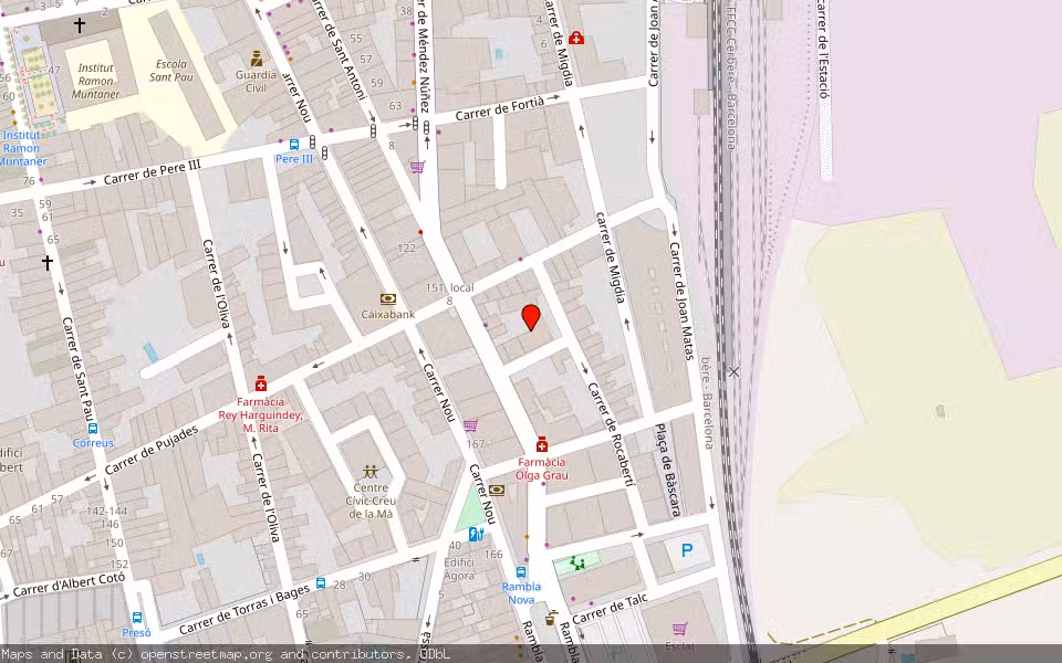 Mapa de Subasta Inmueble (Vivienda) en Figueres, Girona