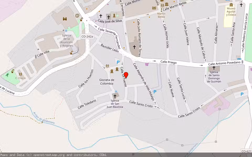 Mapa de Subasta Inmueble (Vivienda) en Cabra, Córdoba