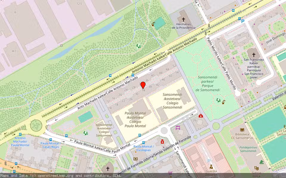 Mapa de Subasta Inmueble (Vivienda) en Vitoria, Araba/Álava