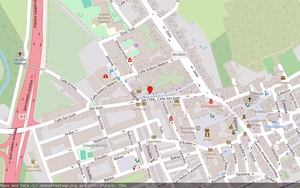 Mapa de Subasta Inmueble (Vivienda) en Alsasua, Navarra