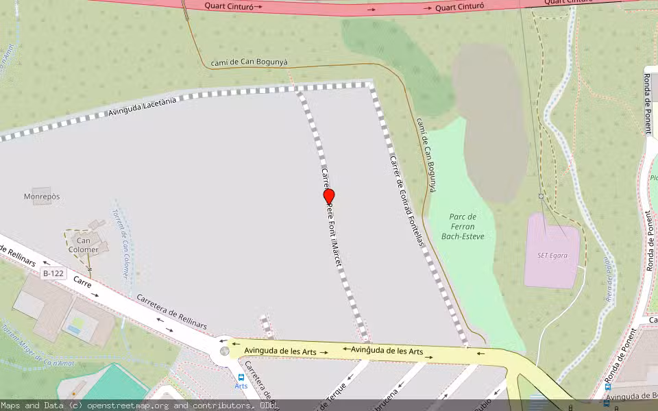 Mapa de Subasta Inmueble (Solar) en Terrassa, Barcelona