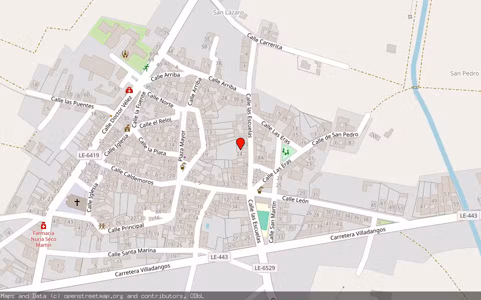 Mapa de Subasta Inmueble (Finca rústica) en Santa Marina Del Rey, León